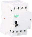 Modular contactor with manual control, 40A rail mounting, 4NO ST40-40-M contacts