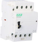 Modular contactor with manual control, 63A rail mounting, 4NO ST63-40-M contacts