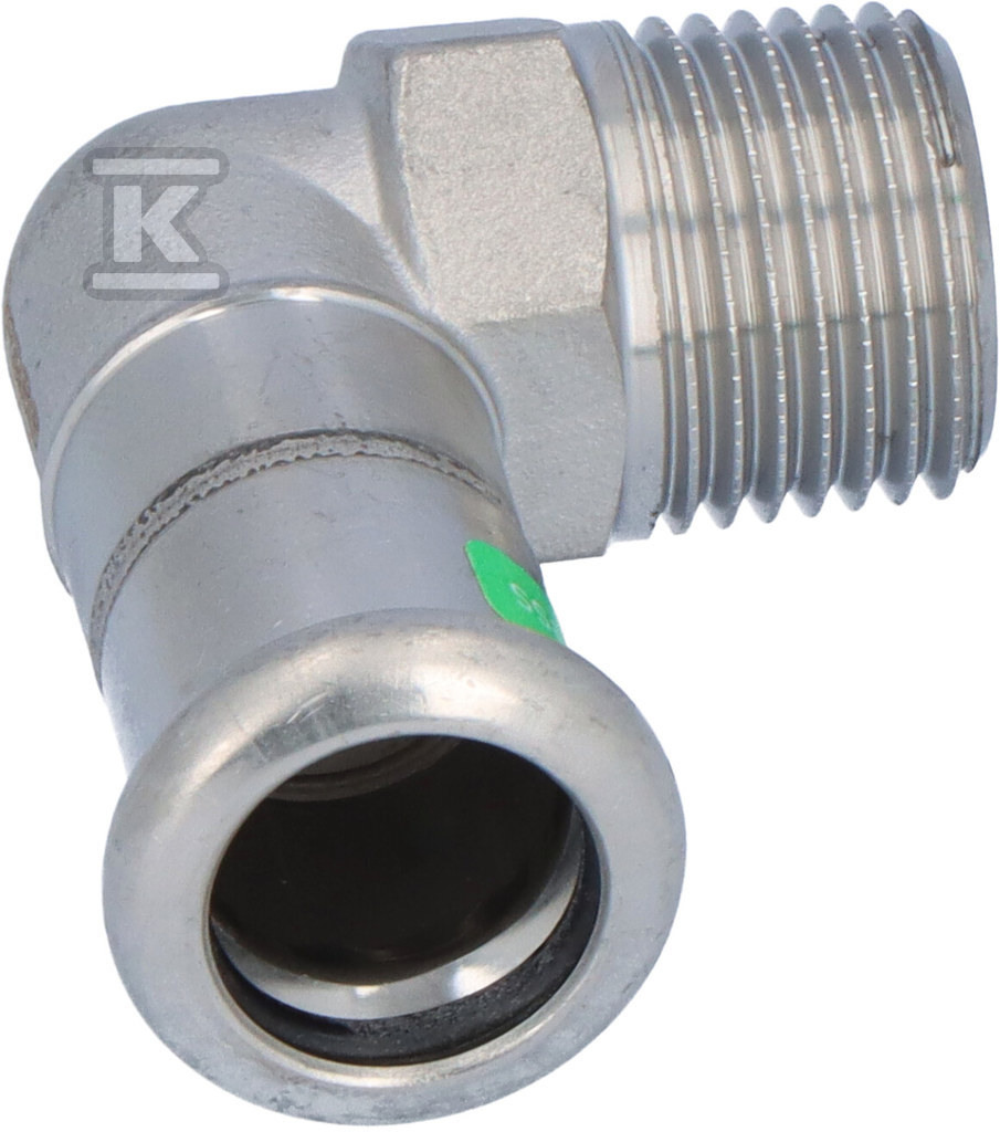 Kolano 90° GZ Inox - 15 R1/2" - 1609070000