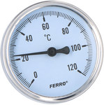 Termometr 63 mm 1/2 cala axialny 0-120°C