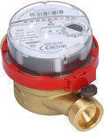 Single-jet water meter SMART+ JS90-1,6-02, R80, DN15, hot water