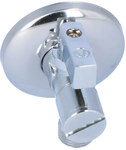 Angle ball valve with filter ANGEL PLUS chrome 1/2"-3/8"