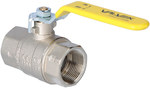 Nickel plated gas ball valve with steel lever (DSt) ORION (N-N version) 1 1/4"