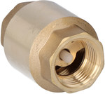 TIGER brass check valve with spring 1/2"