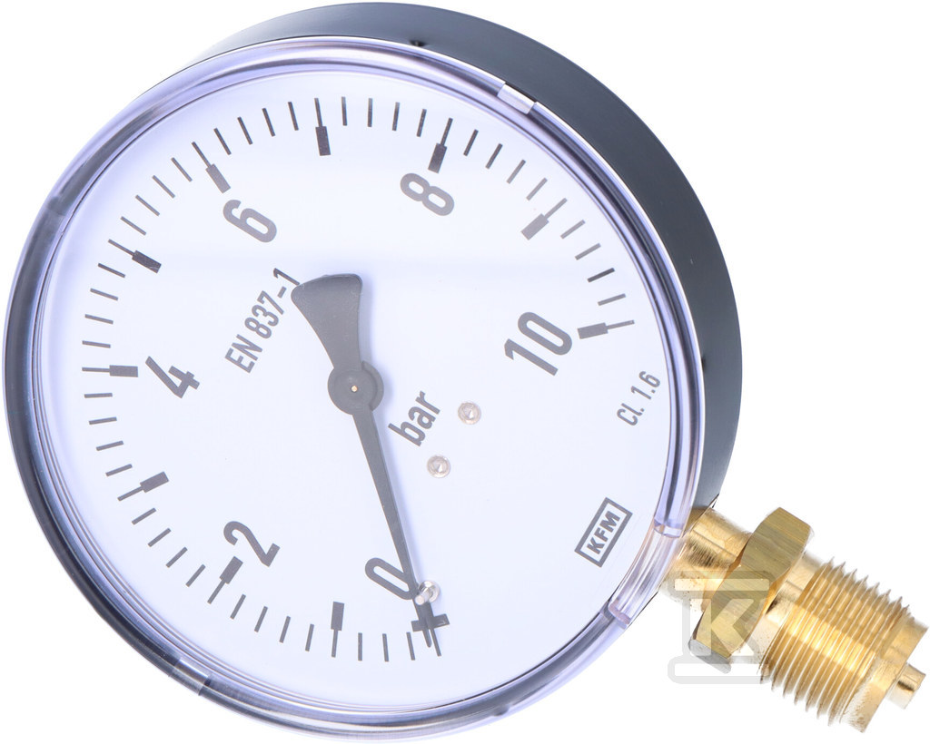 Pressure gauge 111.10.100 G1/2 0-10 bar - 7399302