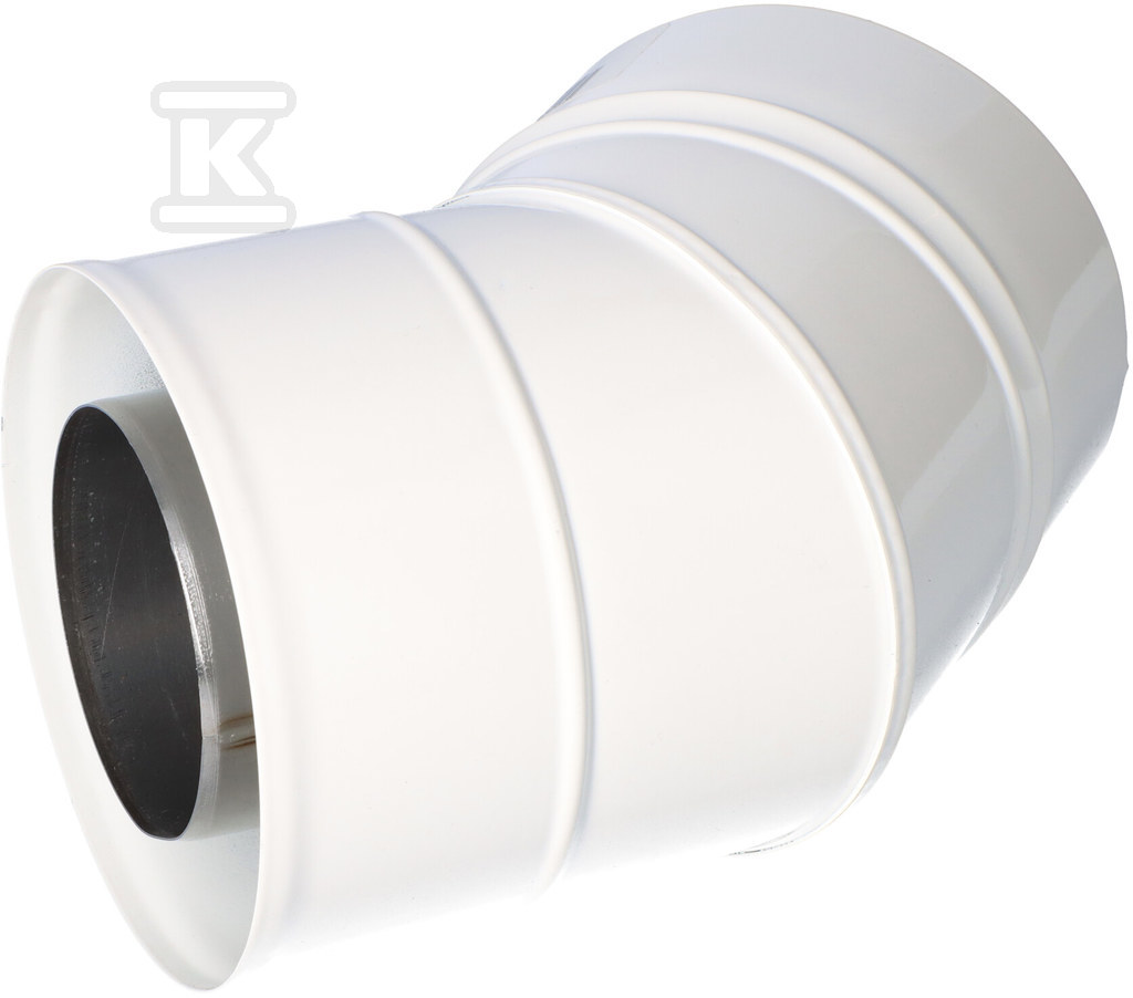 45 degree bend DN80/125 white air / - SKKMK4580125