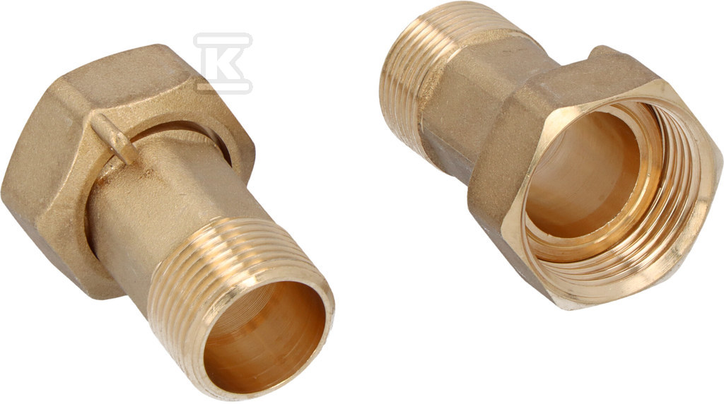 Water meter fittings 3/4" DN20 complete - RAC20