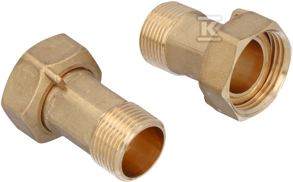 Water meter fittings 3/4" DN20 complete - RAC20