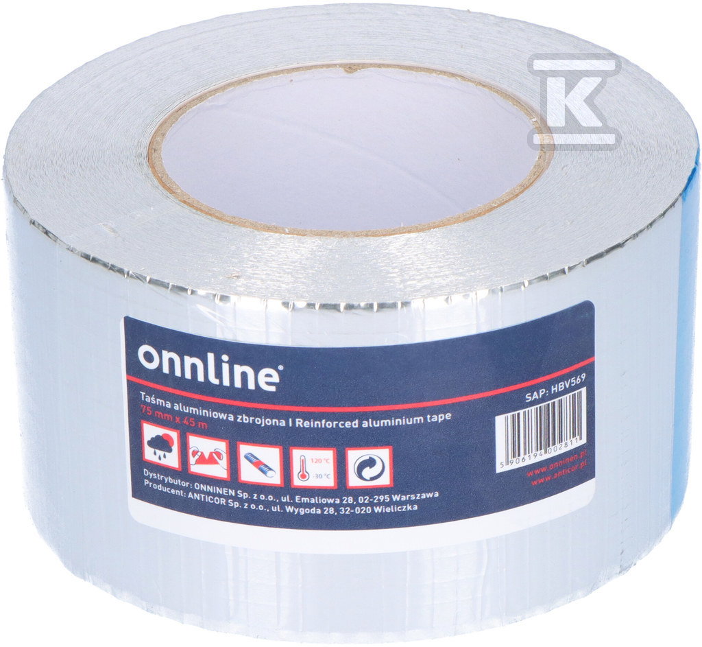 75/45m bandă de aluminiu întărită - PA-3530011-0075045