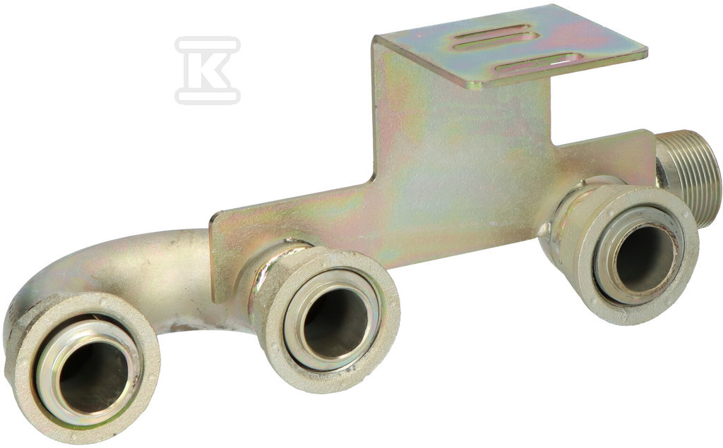 Plynoměr monokonektor G4/6,5/4",kolano - 08-20-0004-04