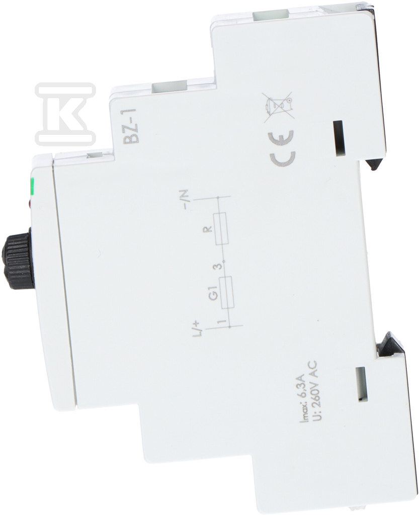 Fuse module BZ-1, single-socket, I = - BZ-1