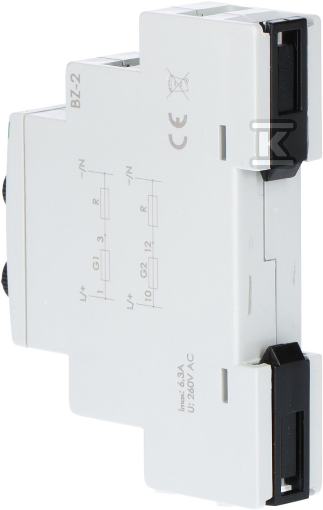 Poistkový modul BZ-2, dvojzásuvkový, - BZ-2