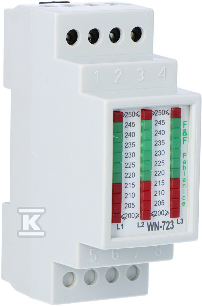 Trojfázový indikátor napätia WN-723, - WN-723