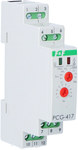 Controler temporizator PCG-417 stea - triunghi, contacte: 1P, I=10A, 230VAC si 24V AC/DC, 1 modul