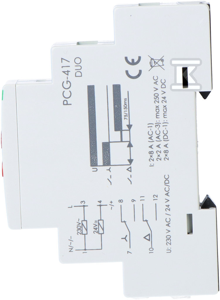 Sterownik czasowy PCG-417 gwiazda - - PCG-417DUO