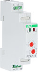 PCR-513 egyfunkciós, reverzibilis időrelé (késleltetésre), érintkezők: 1P, U=230V, I=10A, 1 modul