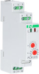 Releu de timp PCR-515 DUO, monofuncție - reversibil (întârziere la pornire), contacte: 1P, U=230 și 24V, I=10A, 1 modul