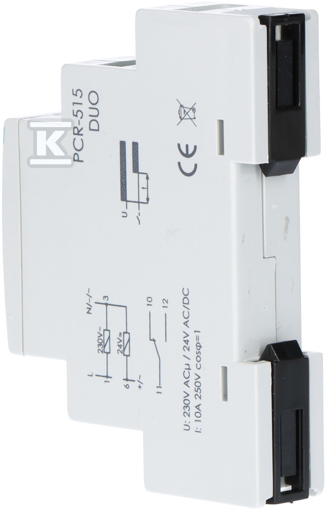 PCR-515 DUO Einzelfunktionszeitrelais – - PCR-515DUO