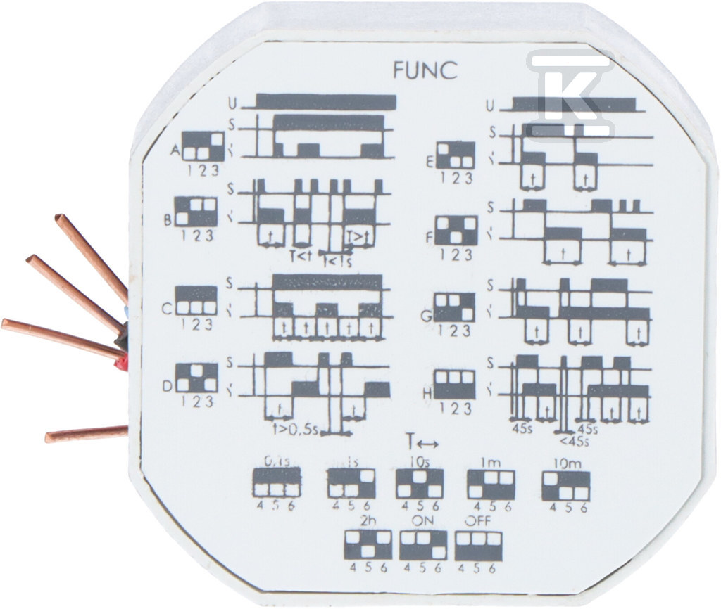 Achtfunktionszeitrelais PCS-506, - PCS-506