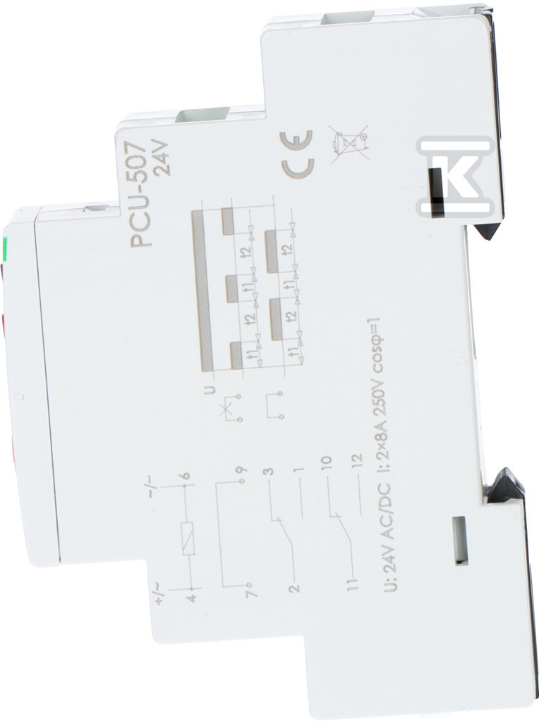 Zeitrelais mit 4 Funktionen - PCU-507-24V