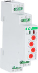 PCU-507 többfunkciós időrelé, két független idő T1 és T2, érintkezők: 2P, U=230V, I=2x8A, 1 modul