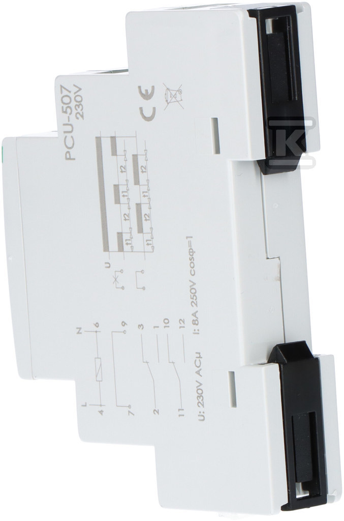 Releu de timp multifuncțional PCU-507, - PCU-507 230V