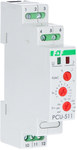 Releu de timp 230V AC / 24 V AC/DC interval de timp universal 0.1s÷24h Un=24 și 230V~ Io<10A montare pe șină TH-35