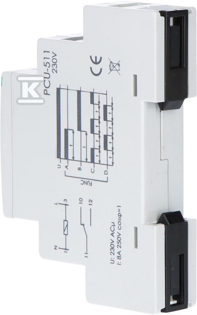 PCU-511 multifunkčné časové relé, - PCU-511