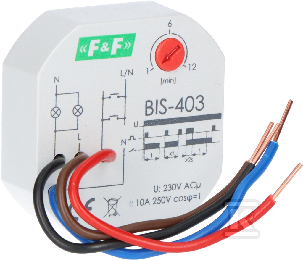 Бістабільне реле з таймером для - BIS-403