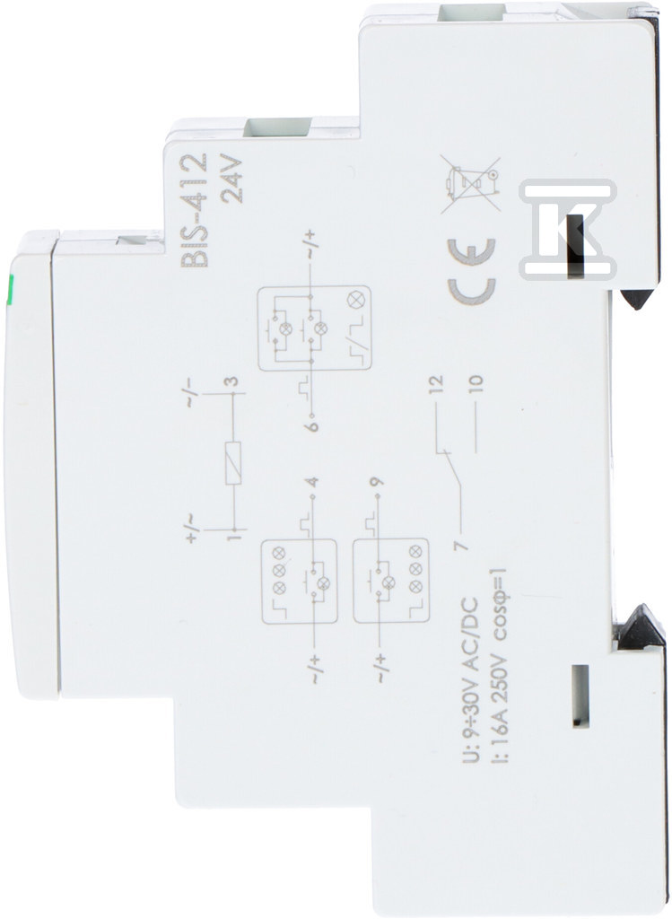 Group bistable relay U=24AC/DC - BIS-412-24V