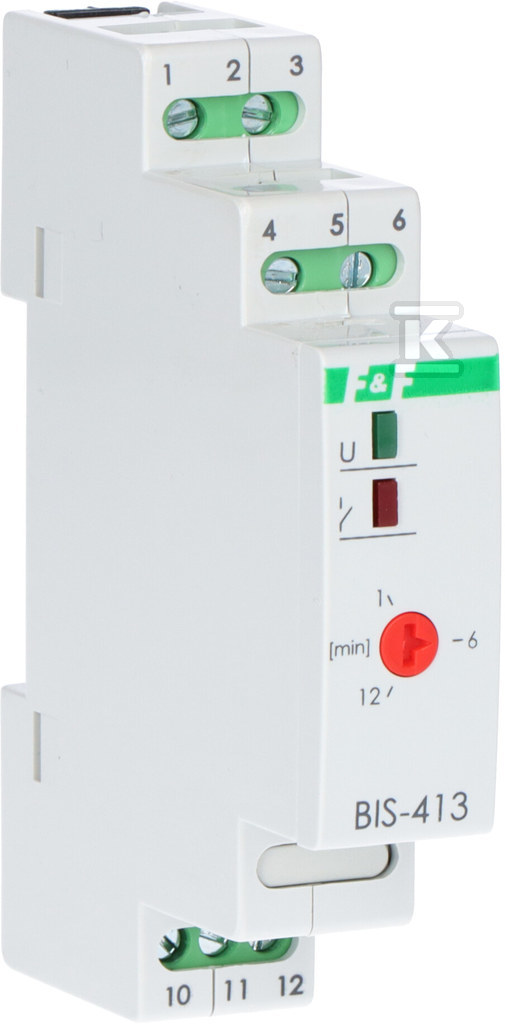 Bistabil relé időzítővel, DIN BIS-413 - BIS-413