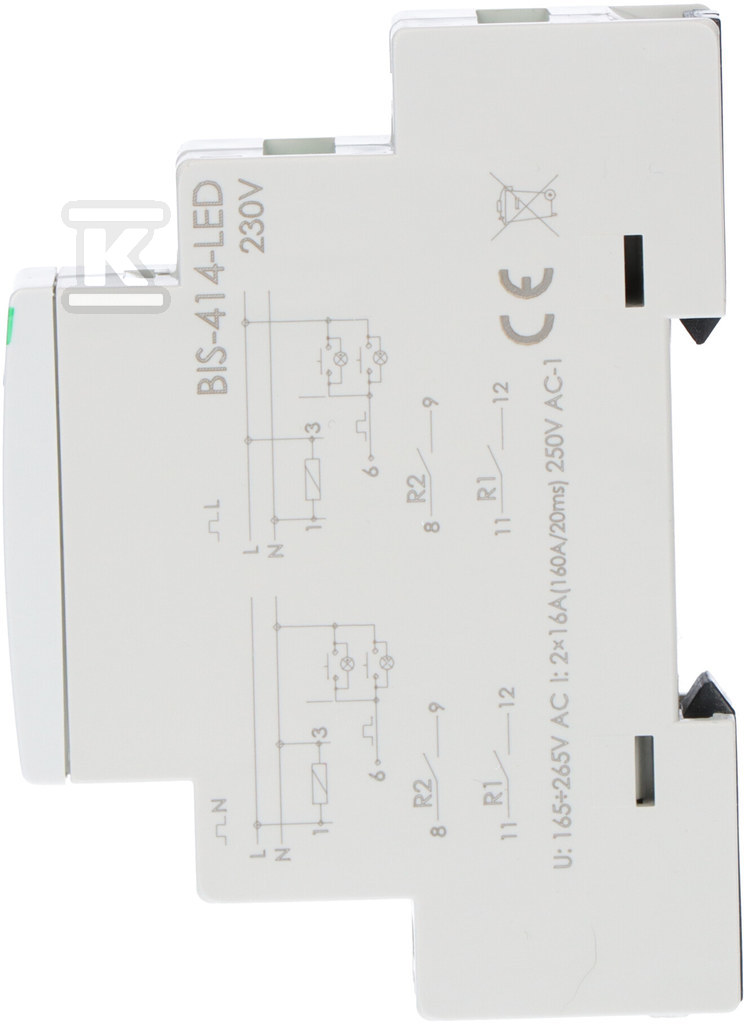 Bistable relay, sequential, for DIN - BIS-414I