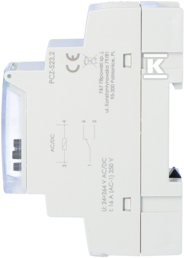 Programovateľný časovač PCZ-523 impulz, - PCZ-523