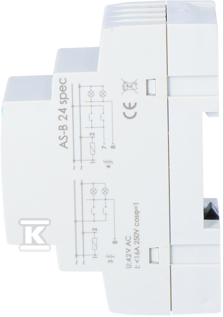 AS-B24 lépcsőházvezérlő Un=24V, I=16A, - AS-B24