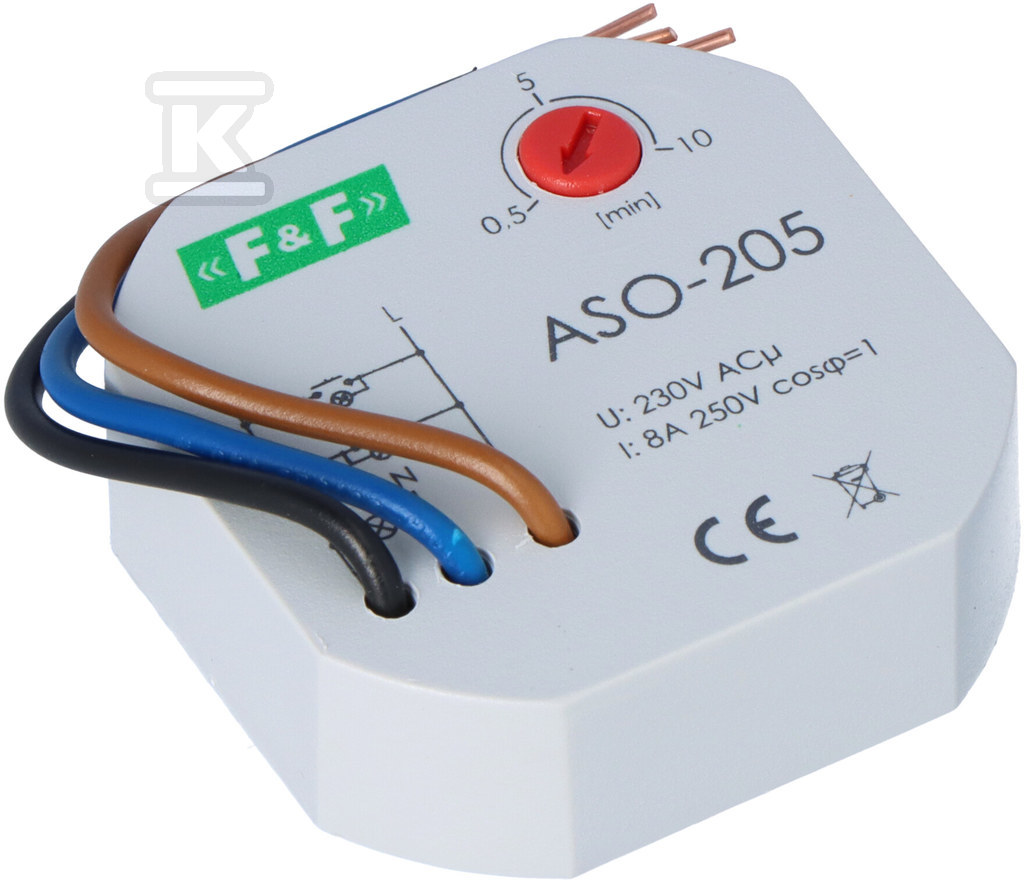 Staircase timer ASO-205 Un = 230V, I = - ASO-205