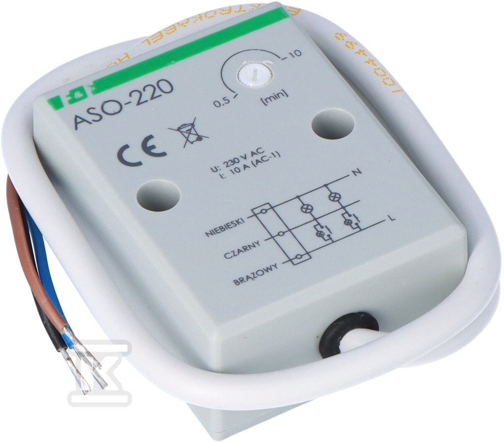 The ASO-220 staircase timer, Un = 230V, - ASO-220