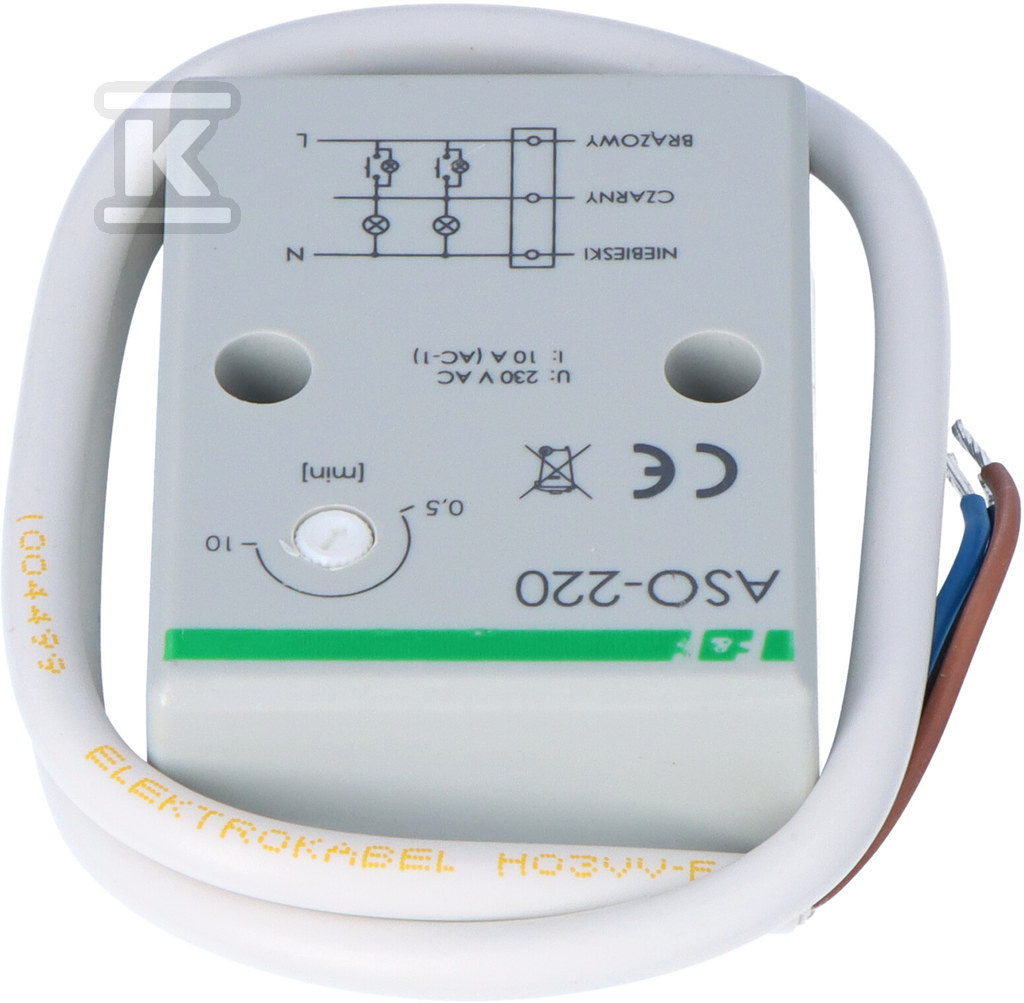 The ASO-220 staircase timer, Un = 230V, - ASO-220