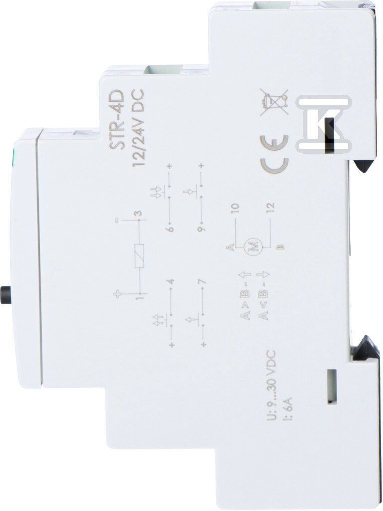 Redőnyvezérlő, DC motor, STR-4D - STR-4D