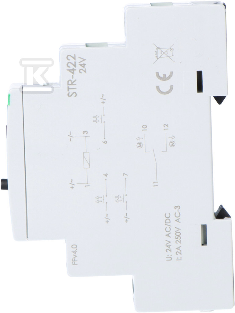 STR-422 jednotlačidlový ovládač rolety, - STR-422-24V