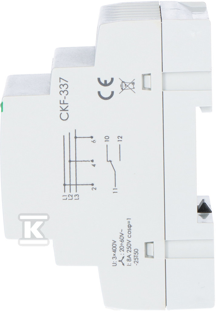 Phase sequence and phase loss sensor - CKF-337