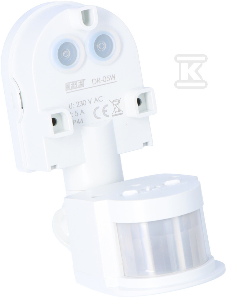 Motion sensor DR-05 W infrared, white, - DR-05W