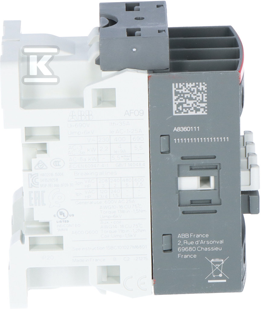 AF09-30-01-13-Contactor - 1SBL137001R1301