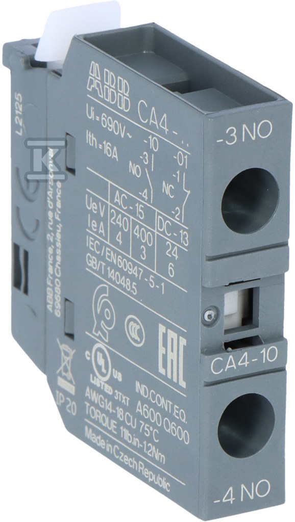 CA4-10 Auxiliary contact - 1SBN010110R1010