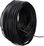 Installation flexible cable LGY H07V-K 1X2.5 black BK, single core 450/750V /100m/