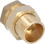 Brass fitting 5/4" straight with O-ring