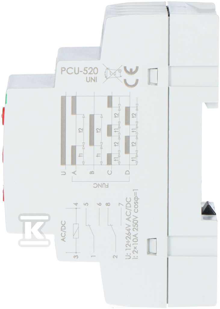 Zeitrelais mit 2 Funktionen - PCU-520UNI