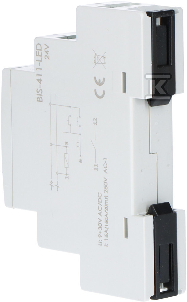 Bistable relay, for DIN rail, with - BIS-411-LED-24V