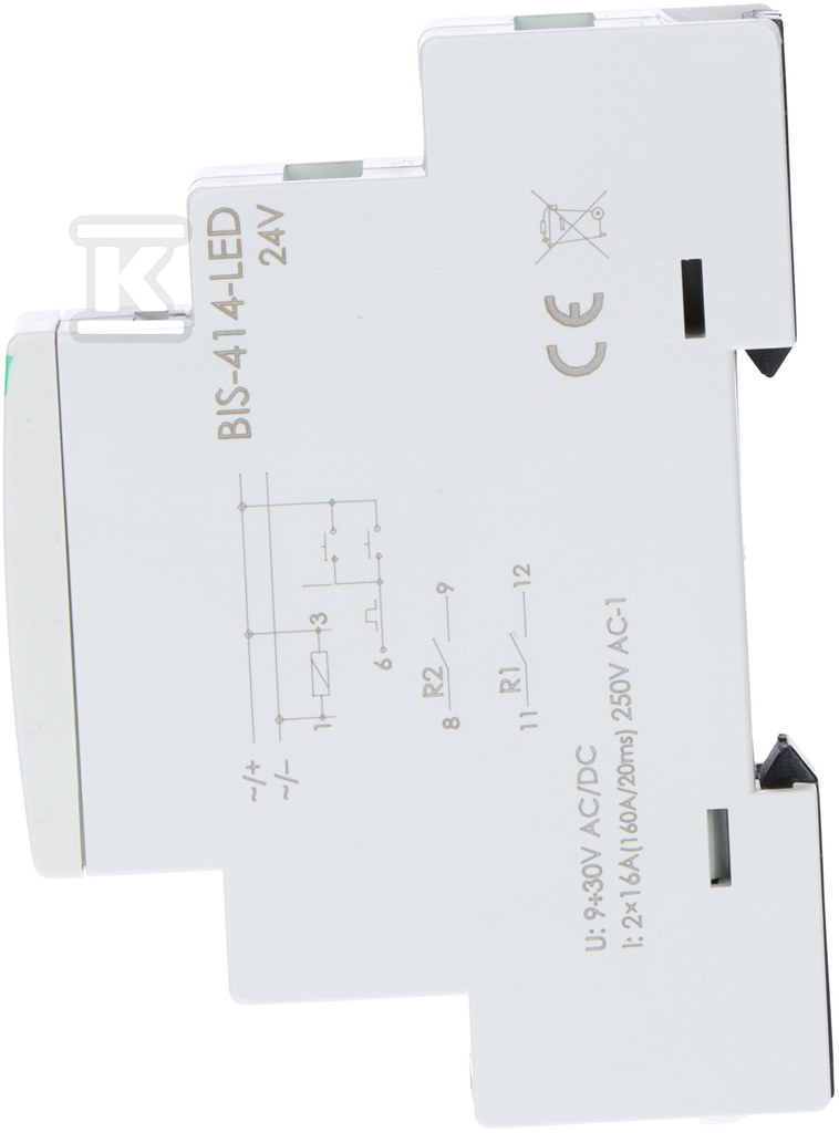 Bistable relay, sequential, for DIN - BIS-414-LED-24V