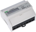 Contor de energie electrică - trifazat cu raport de transmisie programabil, RS-485 MODBUS, LCD, clasa 1 LE-03M-CT