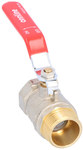 Standard nickel plated ball valve with a gland, PN16, 1 "PN16 with steel lever, N-W version, 16 bar/120C